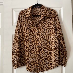 Cheetah blouse